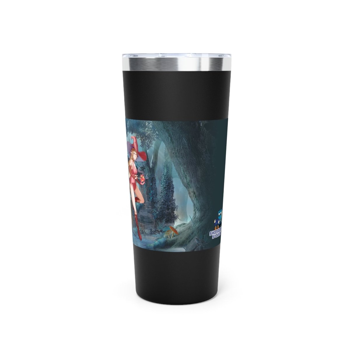 Fantasy Adventure Copper Tumbler - 22oz Insulated Cup for Gamers & Comic Fans - Jonathan Evan Hudson - Mug