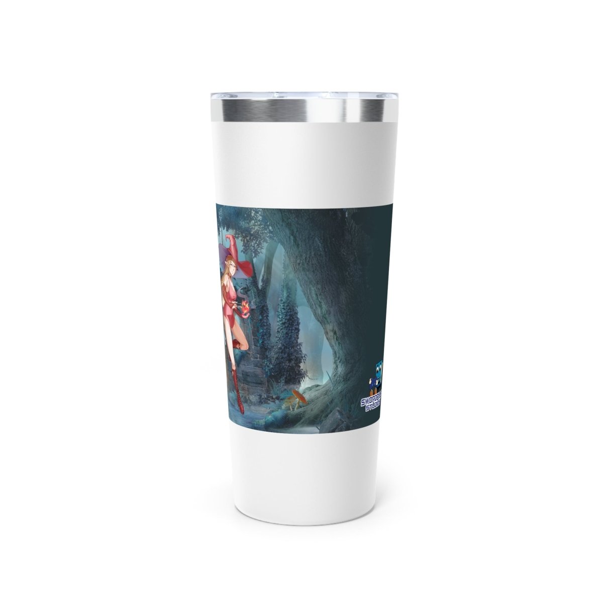Fantasy Adventure Copper Tumbler - 22oz Insulated Cup for Gamers & Comic Fans - Jonathan Evan Hudson - Mug