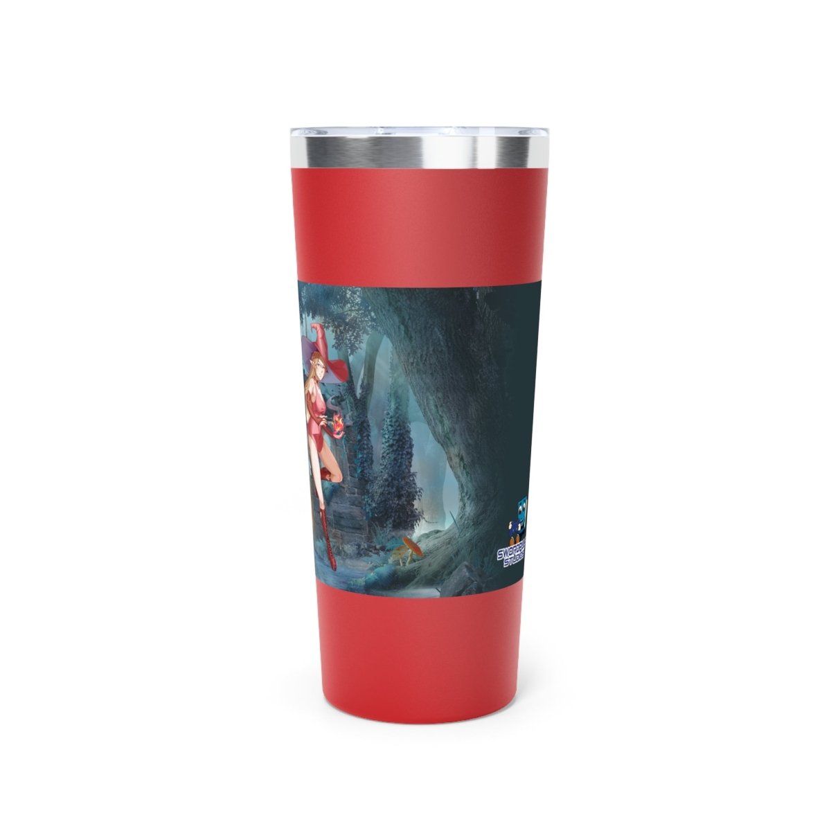 Fantasy Adventure Copper Tumbler - 22oz Insulated Cup for Gamers & Comic Fans - Jonathan Evan Hudson - Mug