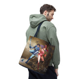 Fantasy Adventure Tote Bag - Stylish Character Art for Anime Fans - Swordpulp Studios - Bags