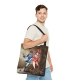 Fantasy Adventure Tote Bag - Stylish Character Art for Anime Fans - Swordpulp Studios - Bags