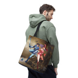 Fantasy Adventure Tote Bag - Stylish Character Art for Anime Fans - Swordpulp Studios - Bags