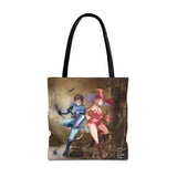 Fantasy Adventure Tote Bag - Stylish Character Art for Anime Fans - Swordpulp Studios - Bags