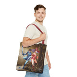 Fantasy Adventure Tote Bag - Stylish Character Art for Anime Fans - Swordpulp Studios - Bags
