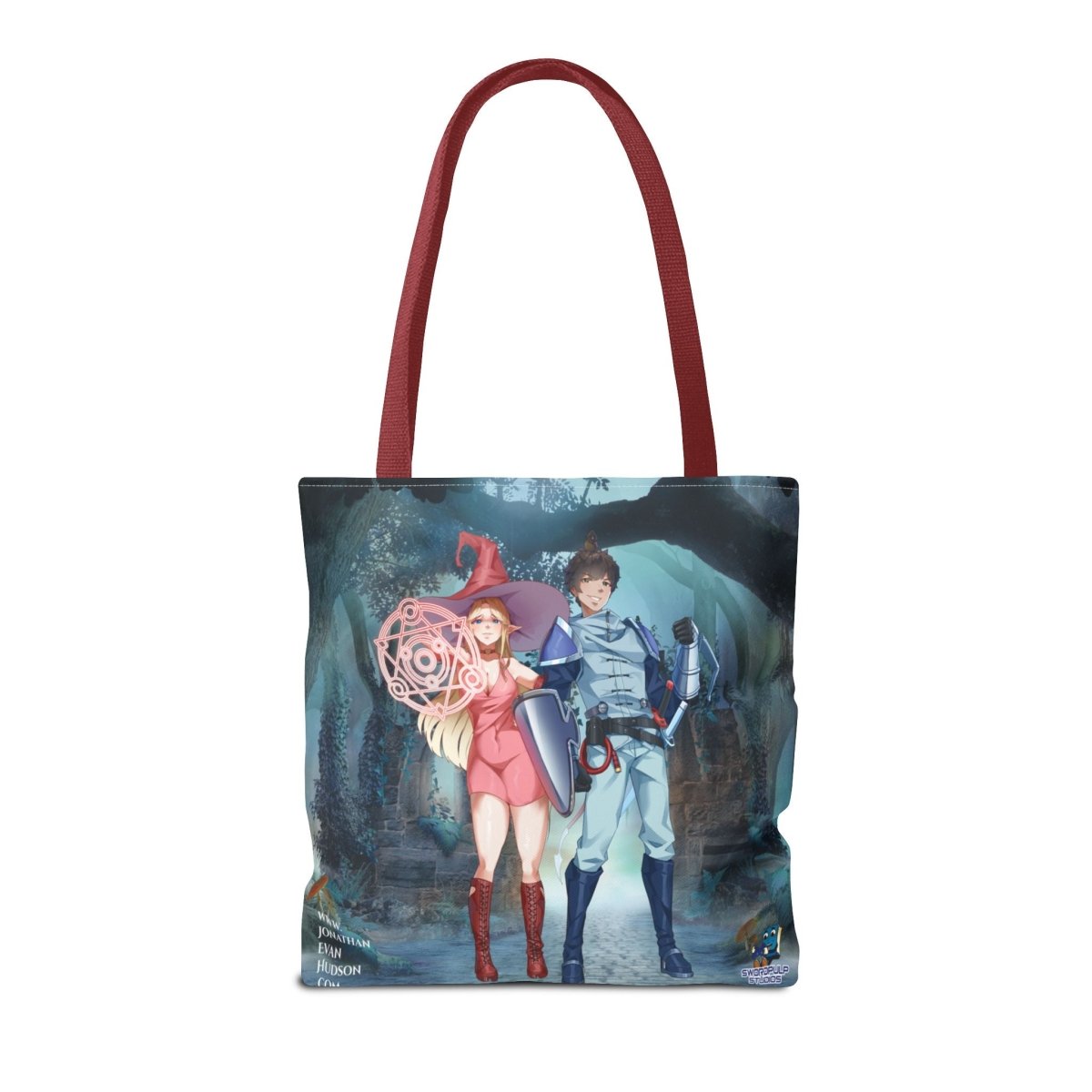 Fantasy Adventure Tote Bag - Stylish Character Art for Anime Fans - Swordpulp Studios - Bags