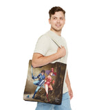 Fantasy Adventure Tote Bag - Stylish Character Art for Anime Fans - Swordpulp Studios - Bags