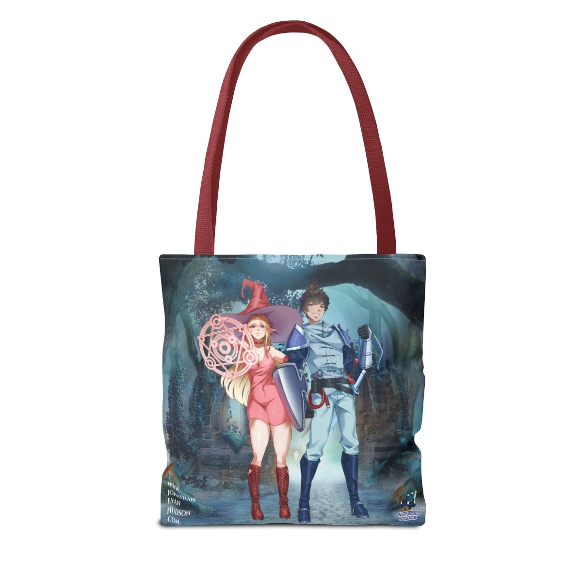 Fantasy Adventure Tote Bag - Stylish Character Art for Anime Fans - Swordpulp Studios - Bags