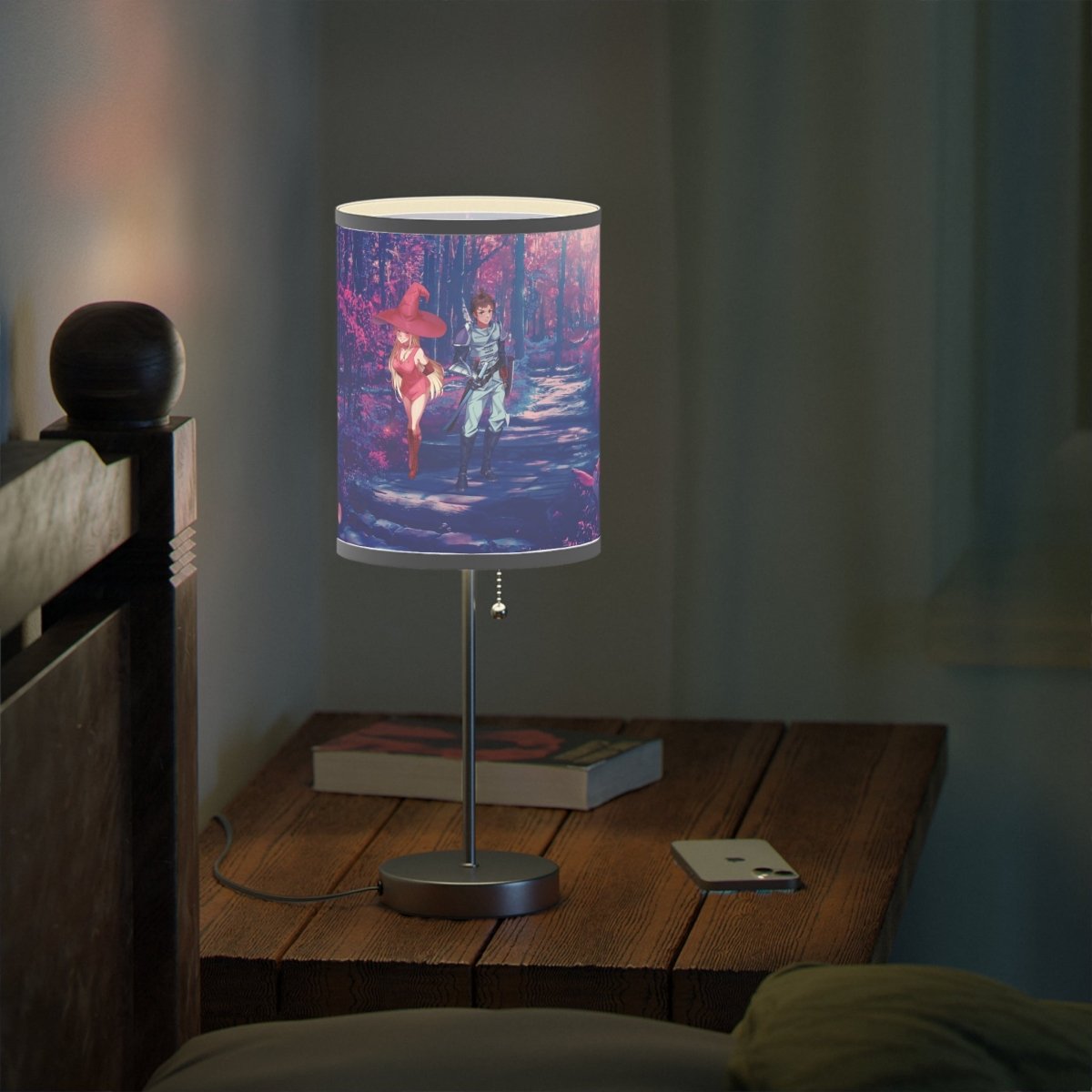 Fantasy Stand Lamp - Roo and Peaches from Festival of War - Jonathan Evan Hudson - Home Decor