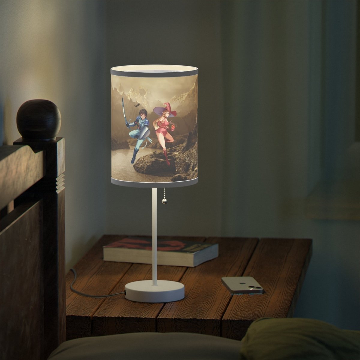 Fantasy Table Lamp - Roo and Peaches from The Elf Girl Effect - Jonathan Evan Hudson - Home Decor