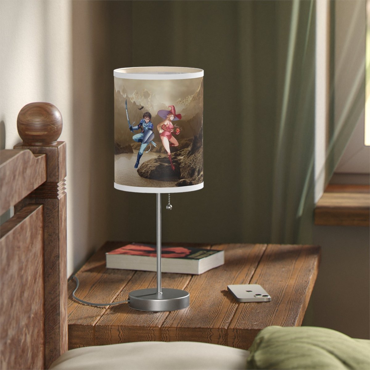Fantasy Table Lamp - Roo and Peaches from The Elf Girl Effect - Jonathan Evan Hudson - Home Decor