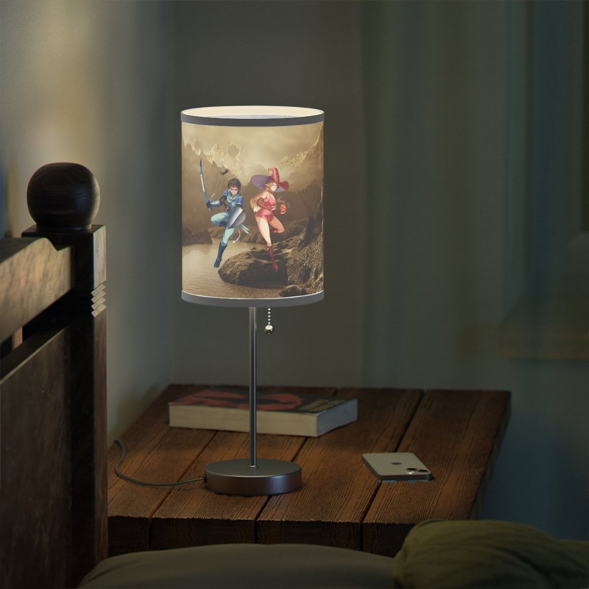 Fantasy Table Lamp - Roo and Peaches from The Elf Girl Effect - Jonathan Evan Hudson - Home Decor