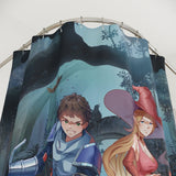 Fantasy - Themed Shower Curtain with Enchanted Warrior Design - Jonathan Evan Hudson - Home Decor